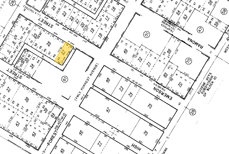 644 Emerson St, Palo Alto, CA à louer - Plan cadastral - Image 2 de 23