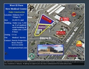 181 Village Ct, El Paso, TX - Aérien Vue de la carte