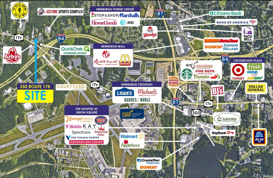 250 Route 17K, Newburgh, NY for sale - Aerial - Image 3 of 4