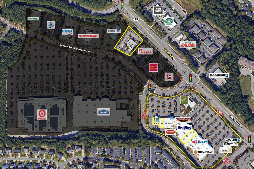1335 W Williams St S, Apex, NC à louer - Aérien - Image 2 de 6