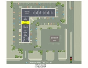 4101-4143 Tamiami Trl E, Naples, FL à louer Plan de site- Image 1 de 1