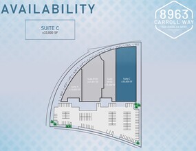 8963 Carroll Way, San Diego, CA for lease Site Plan- Image 1 of 2