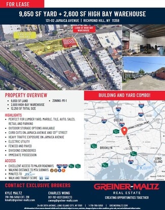 More details for 131-02 Jamaica Ave, Richmond Hill, NY - Industrial for Lease