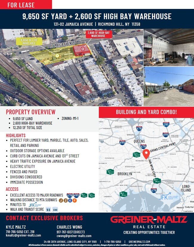 More details for 131-02 Jamaica Ave, Richmond Hill, NY - Industrial for Lease