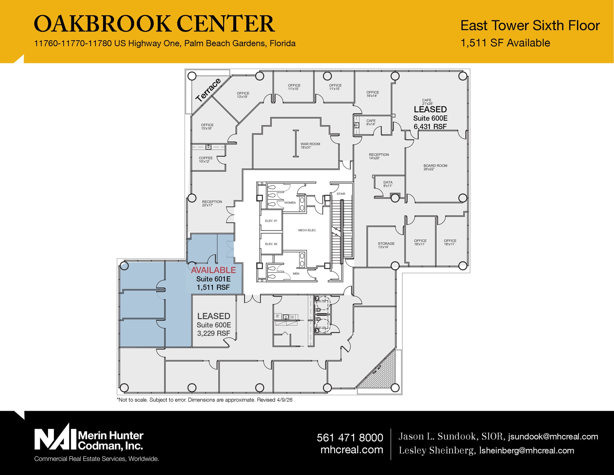 11780 US Highway 1, Palm Beach Gardens, FL à louer Plan d’étage- Image 1 de 2