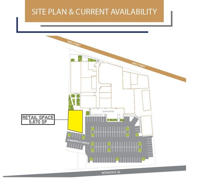 1859 Summerville Ave, Charleston, SC à louer - Plan de site - Image 3 de 5