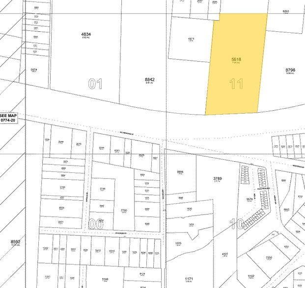 5995-6005 Chapel Hill Rd, Raleigh, NC à louer - Plan cadastral - Image 2 de 8