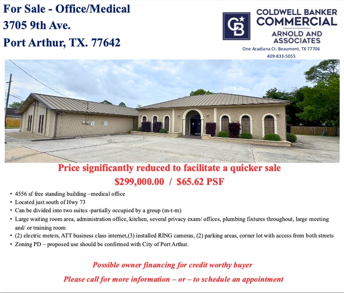 3705 9th Ave, Port Arthur, TX for sale - Building Photo - Image 1 of 4