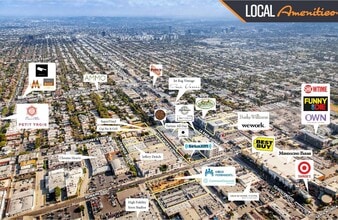 900 N La Brea Ave, West Hollywood, CA à louer Aérien- Image 2 de 10