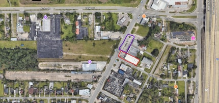 10126 Jensen Dr, Houston, TX - AERIAL  map view