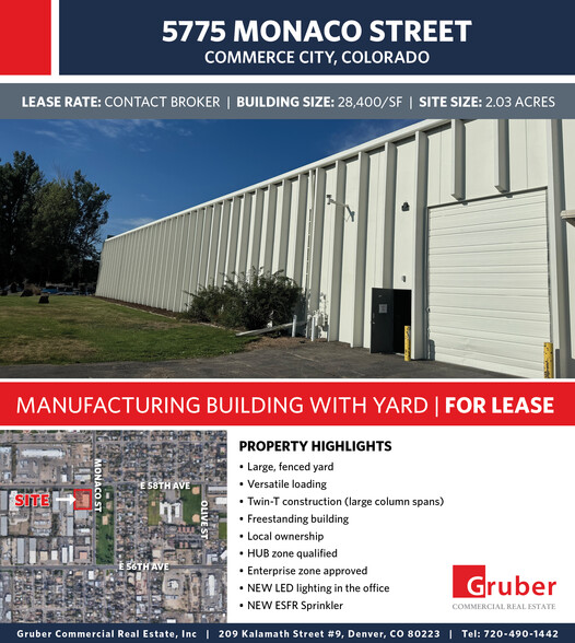 5775 Monaco St, Commerce City, CO for lease - Building Photo - Image 1 of 11