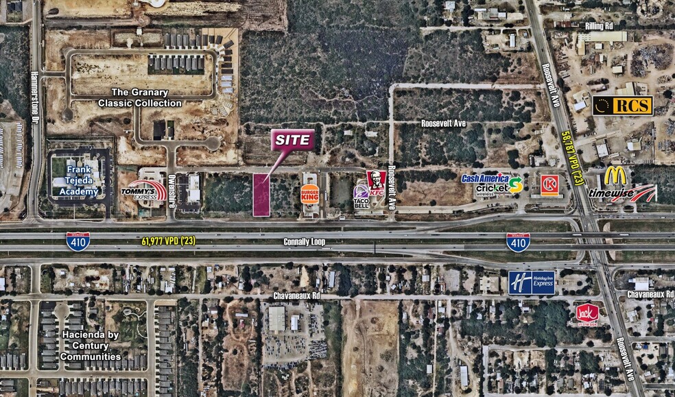 NWQ Loop 410 & Roosevelt Ave, San Antonio, TX for sale - Aerial - Image 2 of 5