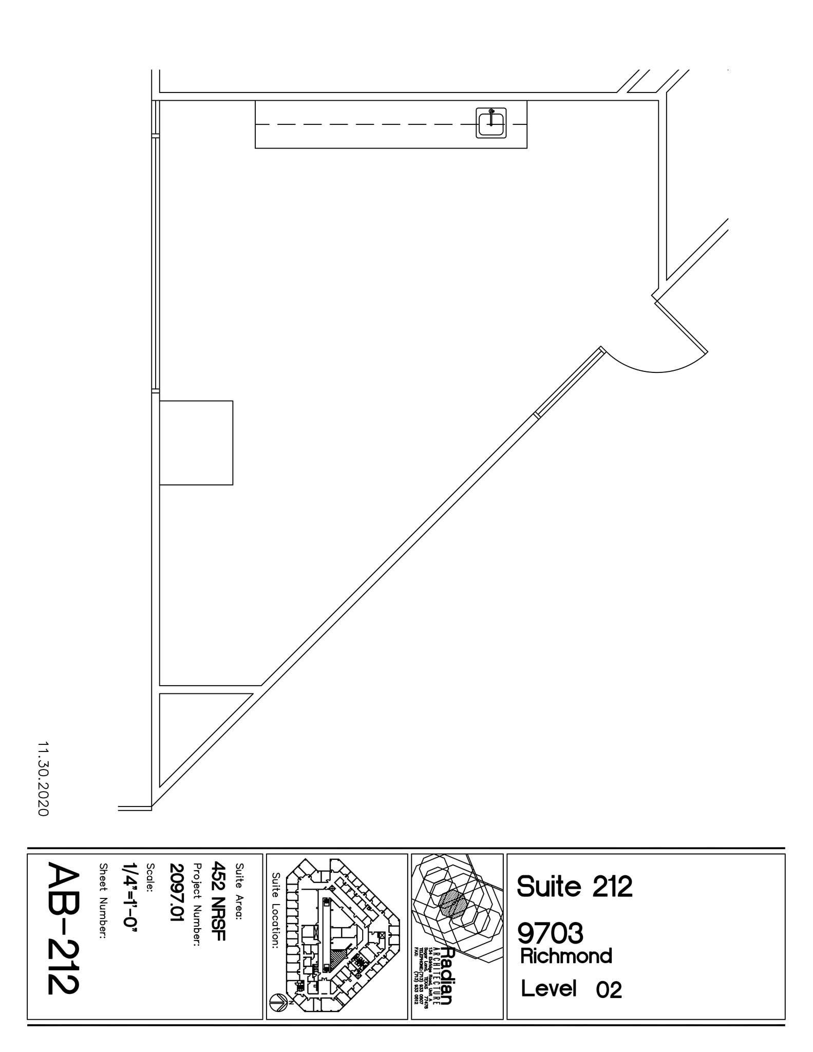 9703 Richmond Ave, Houston, TX à louer Plan de site- Image 1 de 3