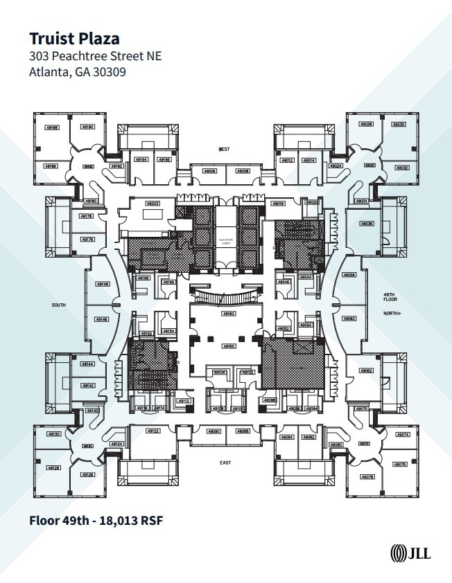 303 Peachtree St Ne, Atlanta, GA for lease Floor Plan- Image 1 of 1