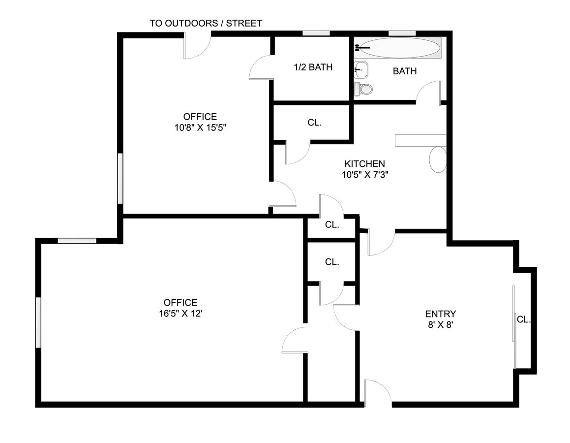 6861 Yellowstone Blvd, Flushing, NY 11375 - Unité 106A -  - Plan d’étage - Image 1 of 6