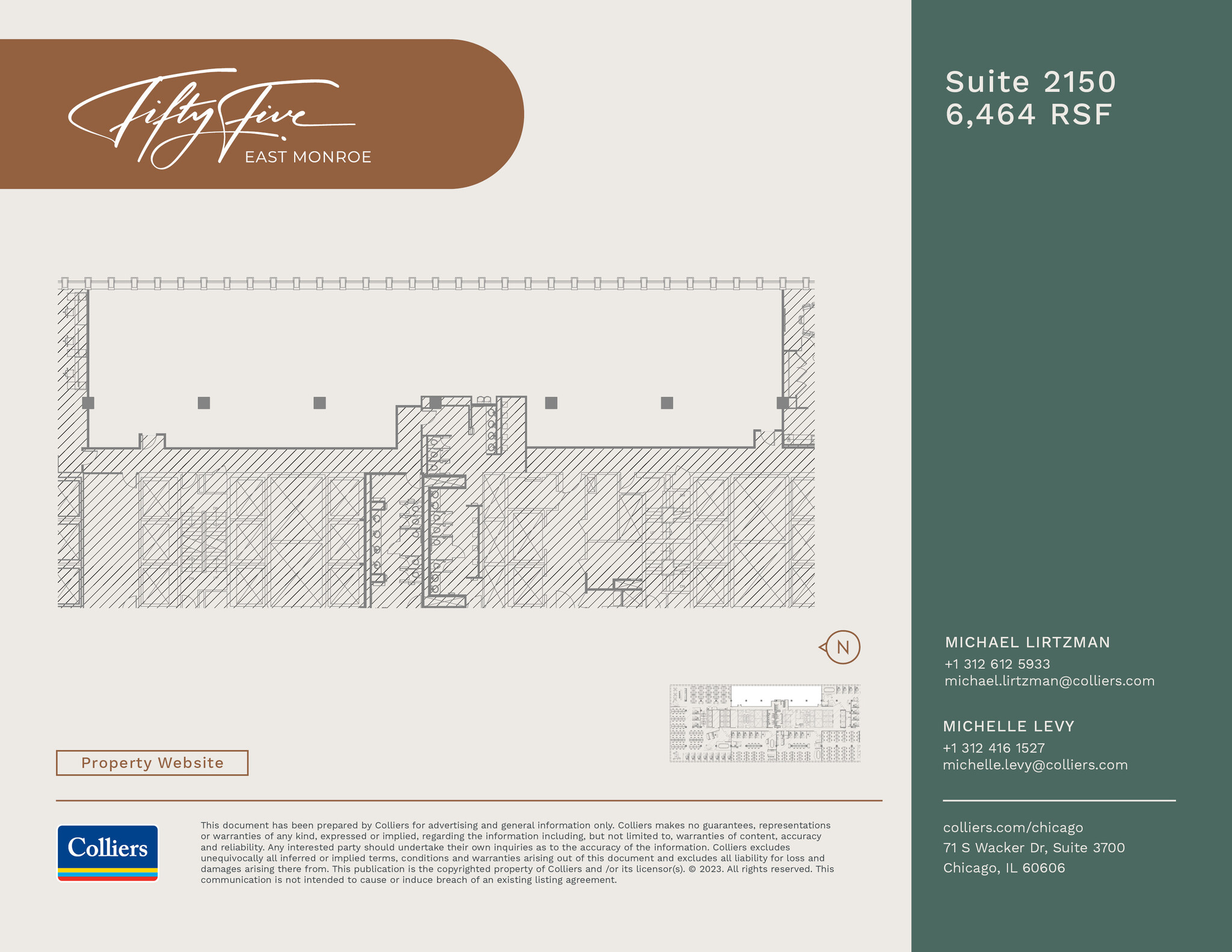 55 E Monroe St, Chicago, IL à louer Plan d  tage- Image 1 de 1