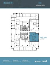 2 Bethesda Metro Ctr, Bethesda, MD for lease Floor Plan- Image 2 of 2