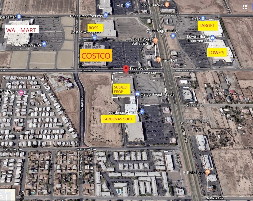 1910-1960 N Imperial Ave, El Centro, CA for sale Aerial- Image 1 of 1