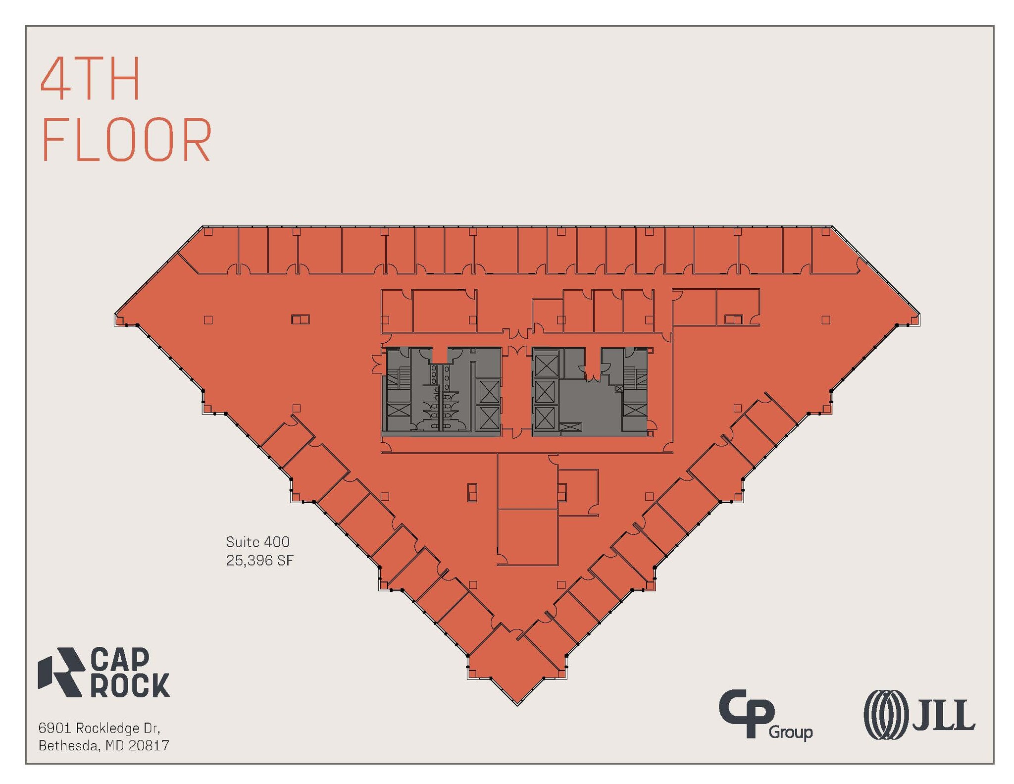 6903 Rockledge Dr, Bethesda, MD à louer Plan d’étage- Image 1 de 1