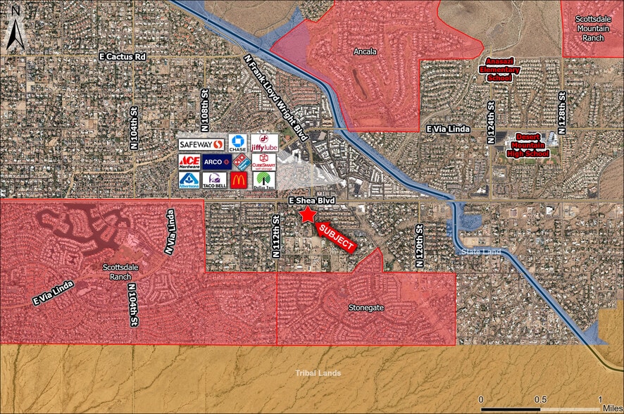 11355 Shea Boulevard, Scottsdale, AZ for sale - Aerial - Image 2 of 6