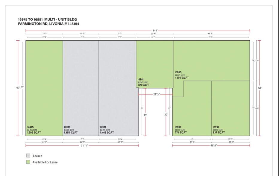 16975-16991 Farmington Rd, Livonia, MI for lease - Building Photo - Image 2 of 26