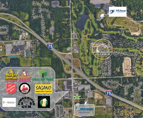 6300 Sashabaw Rd, Clarkston, MI à louer - Photo du bâtiment - Image 2 de 5