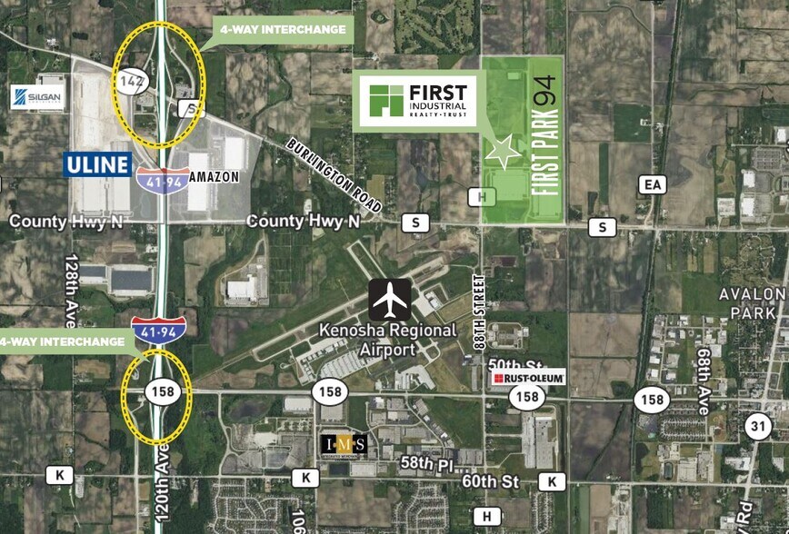 8630 31rst St, Somers, WI à louer - Aérien - Image 2 de 6