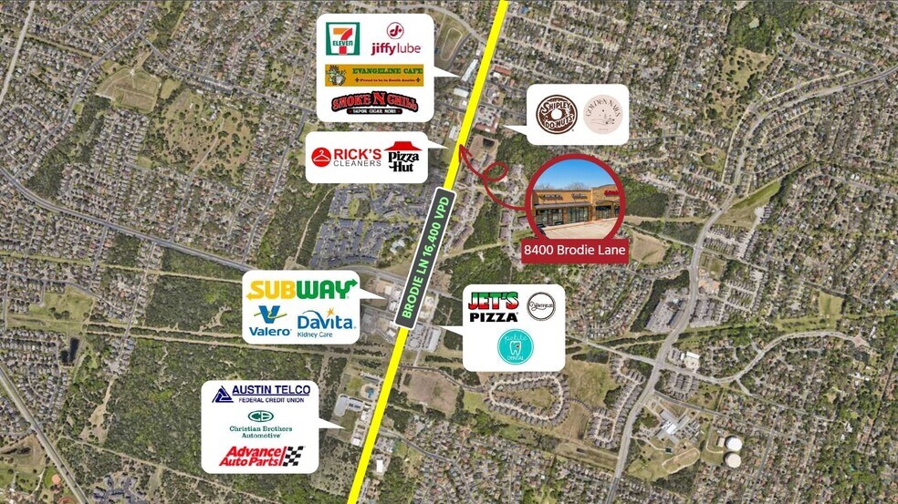 8400 Brodie Ln, Austin, TX à louer - Photo du bâtiment - Image 2 de 3