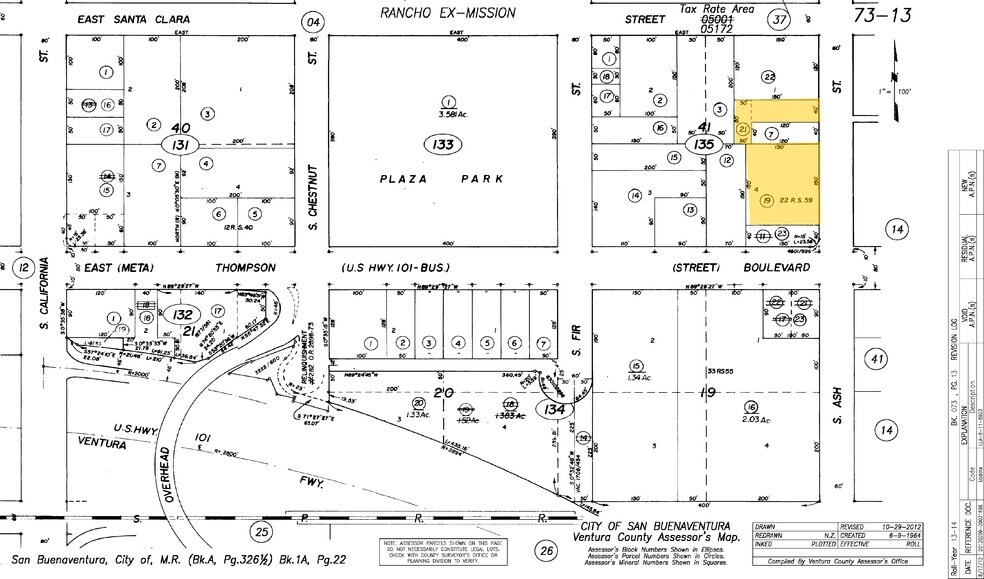 181 S Ash St, Ventura, CA à vendre - Plan cadastral - Image 3 de 12
