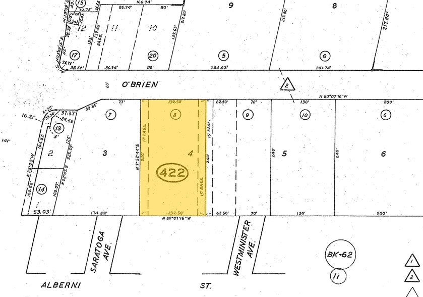 960-970 O'Brien Dr, Menlo Park, CA for lease - Plat Map - Image 3 of 5