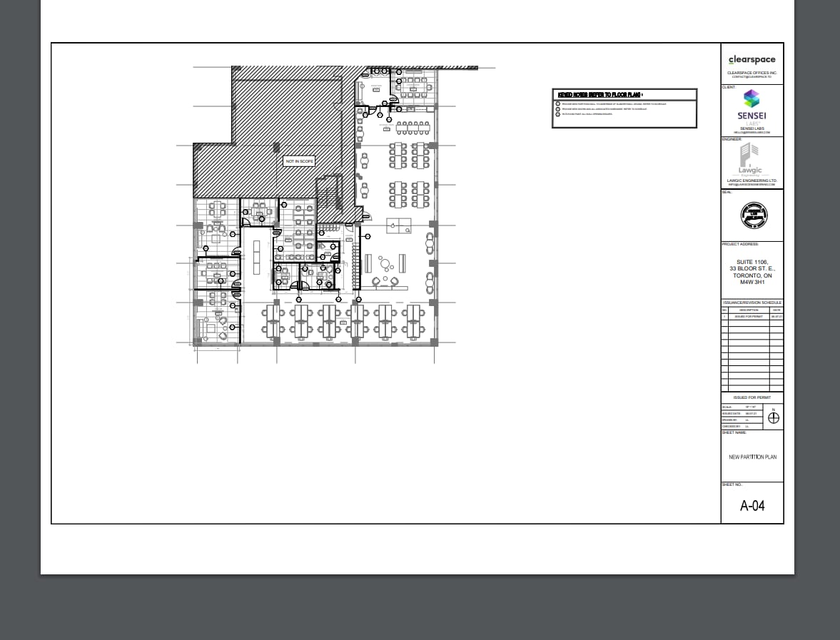 33 Bloor St E, Toronto, ON for lease Floor Plan- Image 1 of 1
