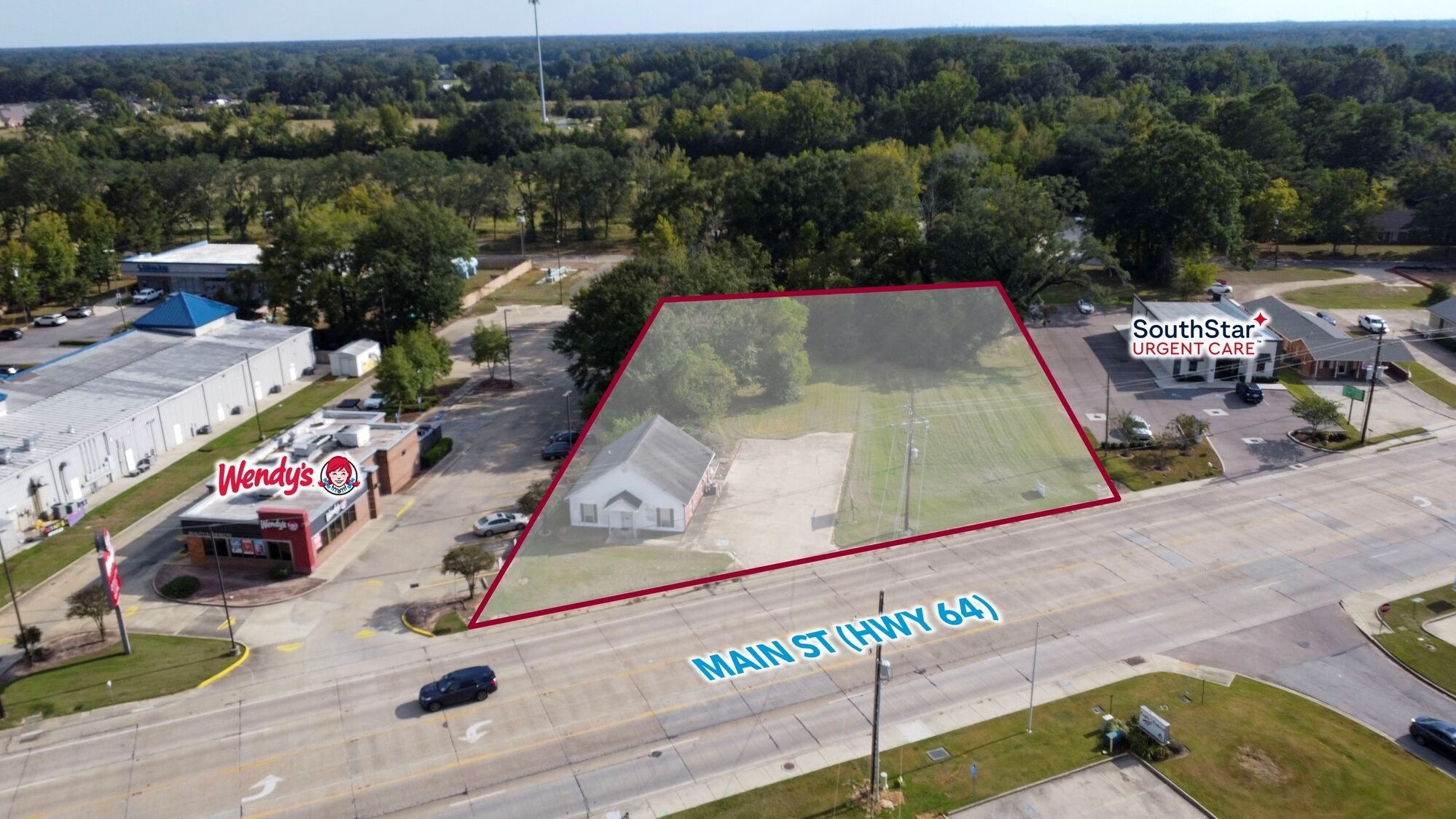 5734 Main St, Zachary, LA à vendre Aérien- Image 1 de 5