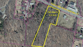 Plus de détails pour 1561 Main St., Leicester, MA - Terrain à vendre