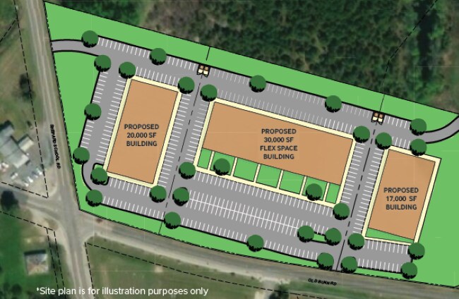 1027 Old Bunn Rd, Zebulon, NC à vendre - Plan de site - Image 2 de 9