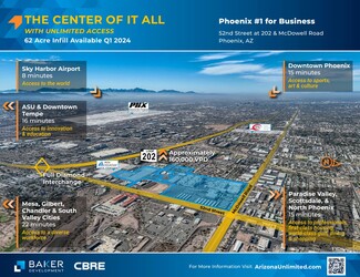 Plus de détails pour Loop 202 & 52nd St, Phoenix, AZ - Terrain à louer