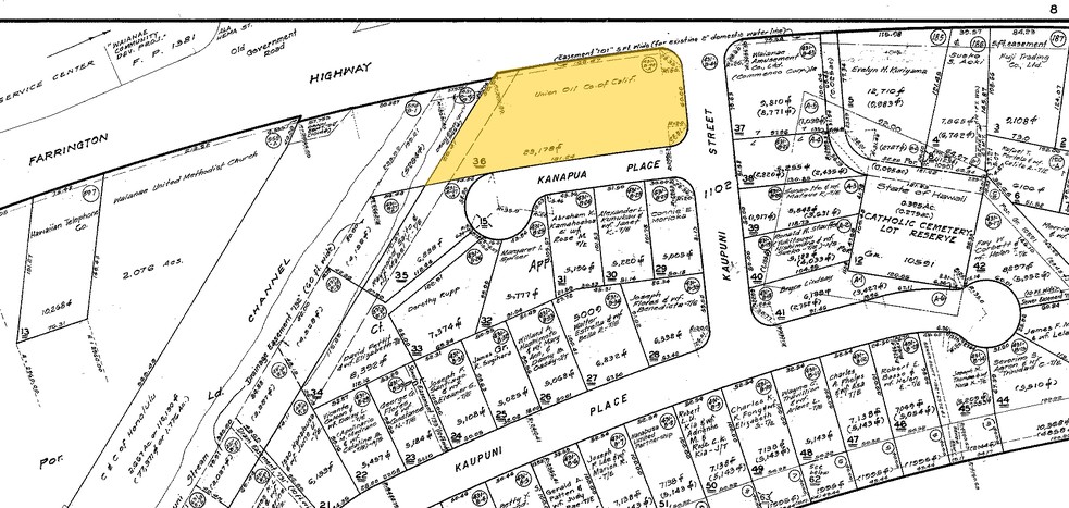 85-723 Farrington Hwy, Waianae, HI à vendre - Plan cadastral - Image 1 de 1