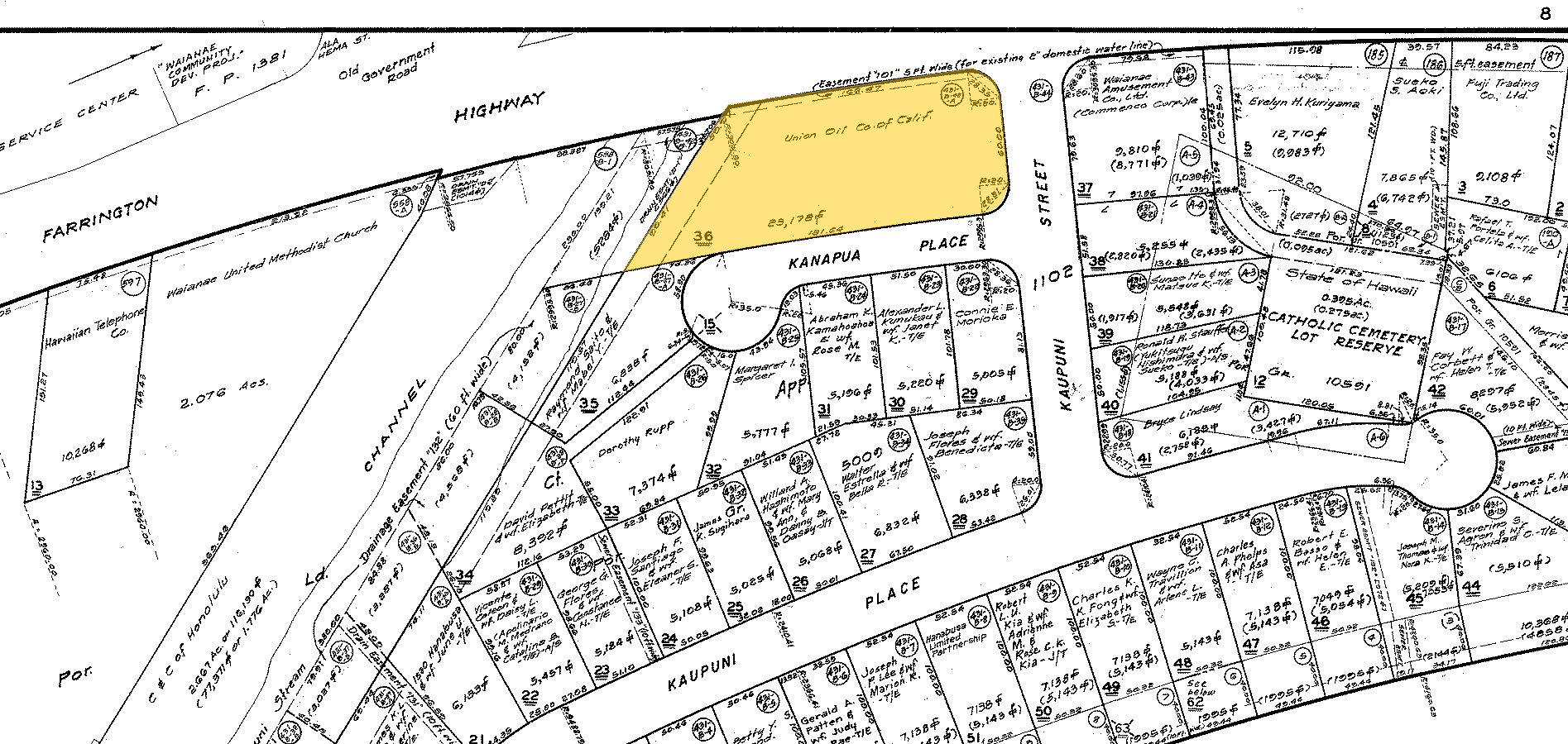 85-723 Farrington Hwy, Waianae, HI à vendre Plan cadastral- Image 1 de 1