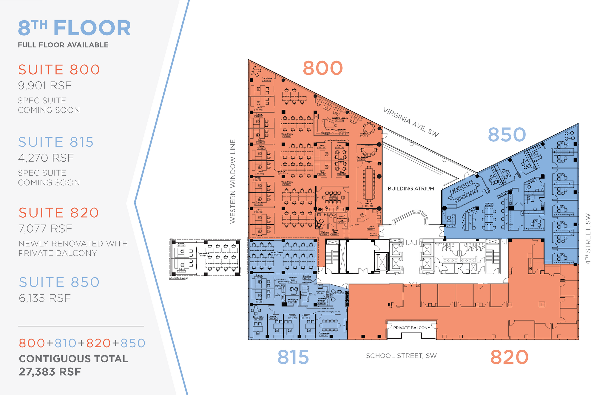 400 Virginia Ave SW, Washington, DC à louer Plan d  tage- Image 1 de 1