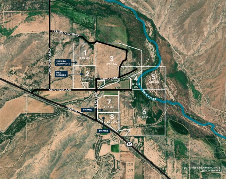 Diamond Bar Rd & Geronimo Ln, Fort Thomas, AZ à vendre - Photo du bâtiment - Image 3 de 12