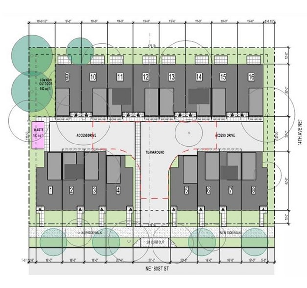 1228 NE 180th St, Shoreline, WA for sale - Site Plan - Image 3 of 10