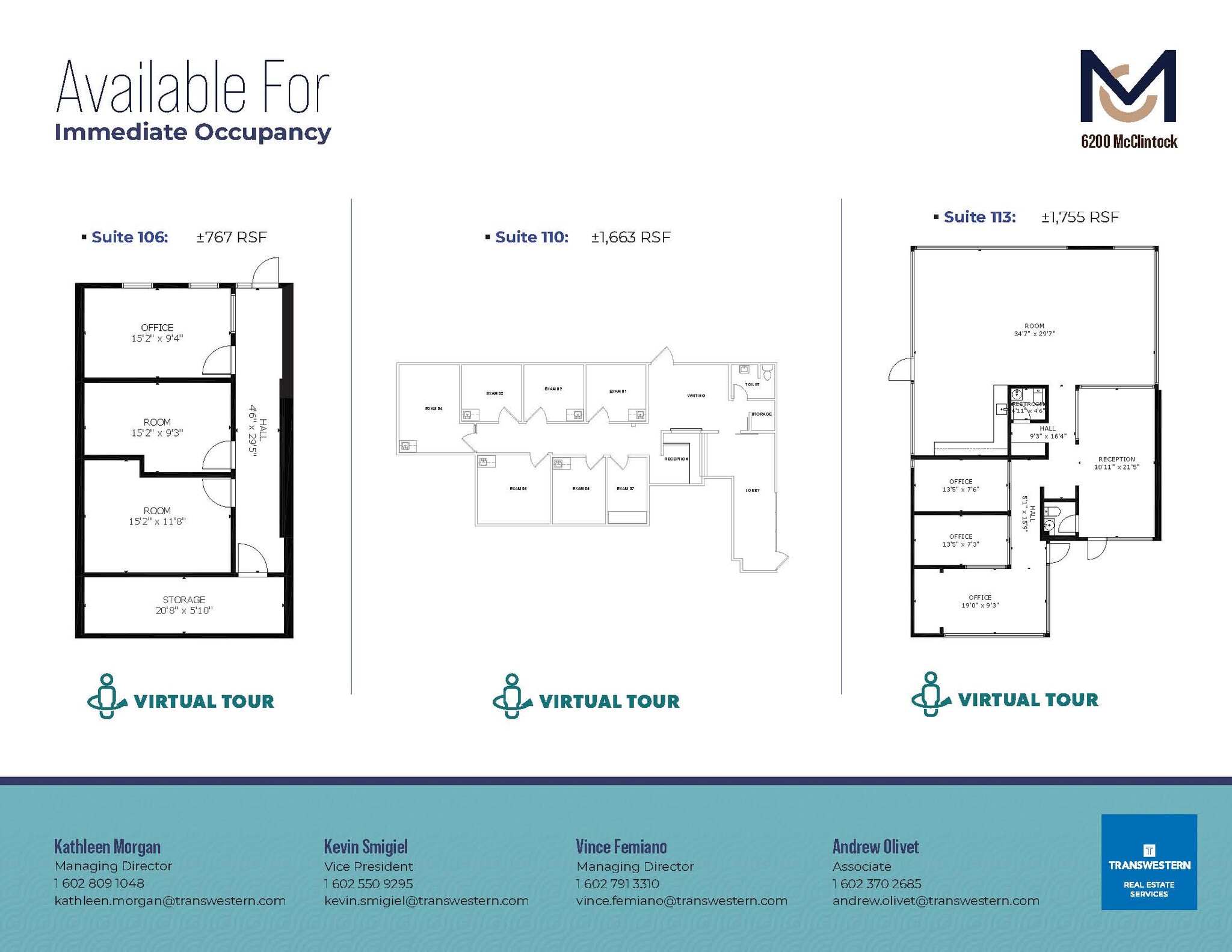 6200 S McClintock Dr, Tempe, AZ for lease Interior Photo- Image 1 of 2