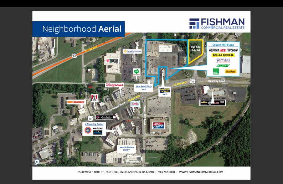 Crown Hill Rd, Excelsior Springs, MO for sale - Aerial - Image 2 of 2