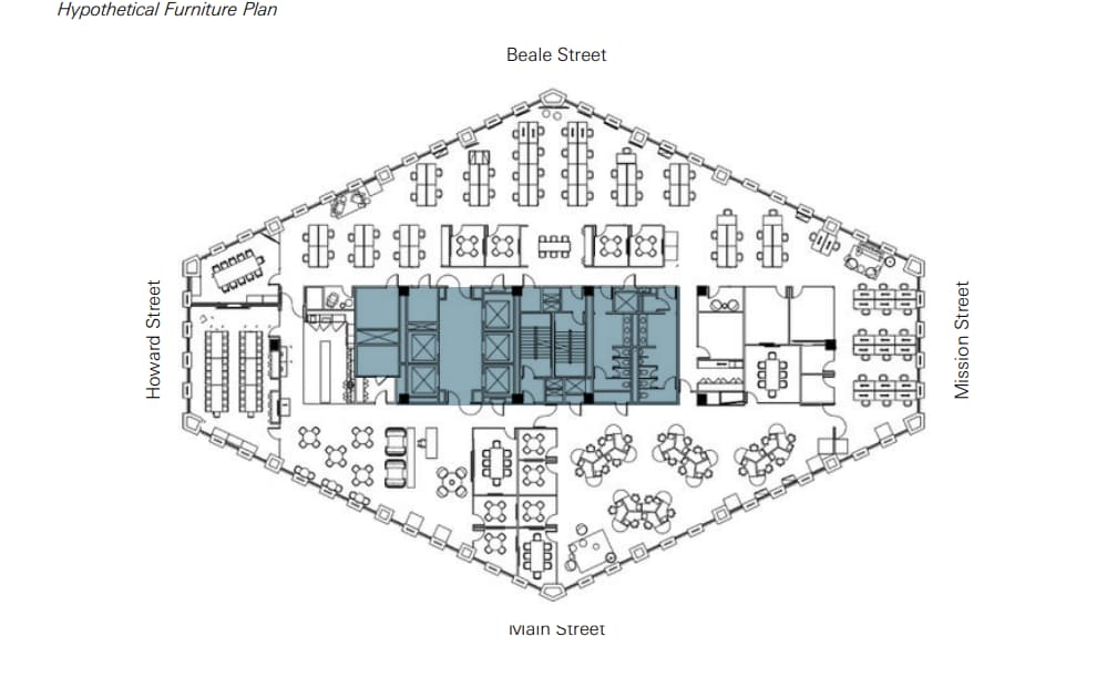 201 Mission St, San Francisco, CA for lease Floor Plan- Image 1 of 1
