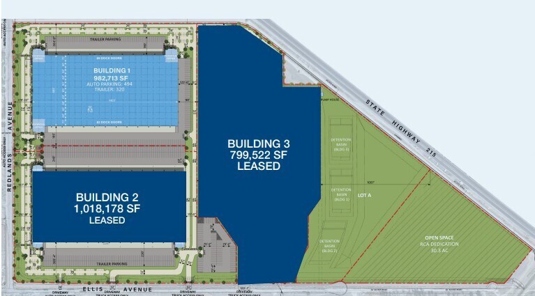 815 S Redlands Ave, Perris, CA à louer - Plan de site - Image 3 de 3