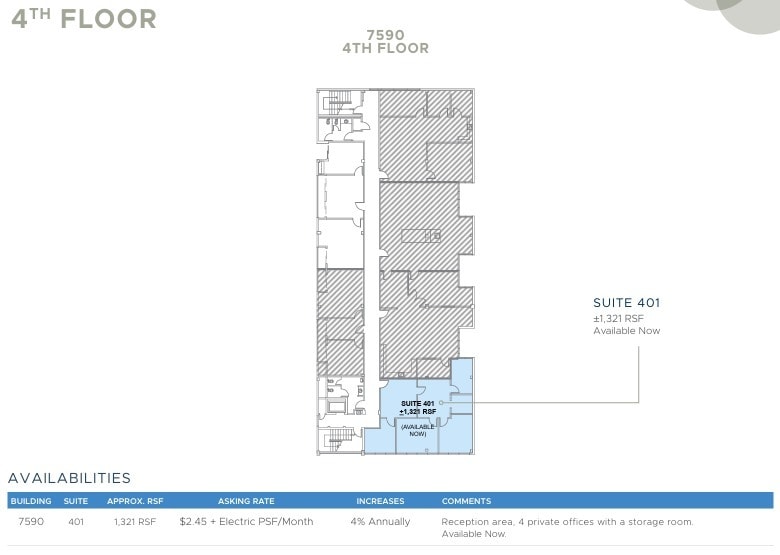 7590 Fay Ave, La Jolla, CA for lease Floor Plan- Image 1 of 1