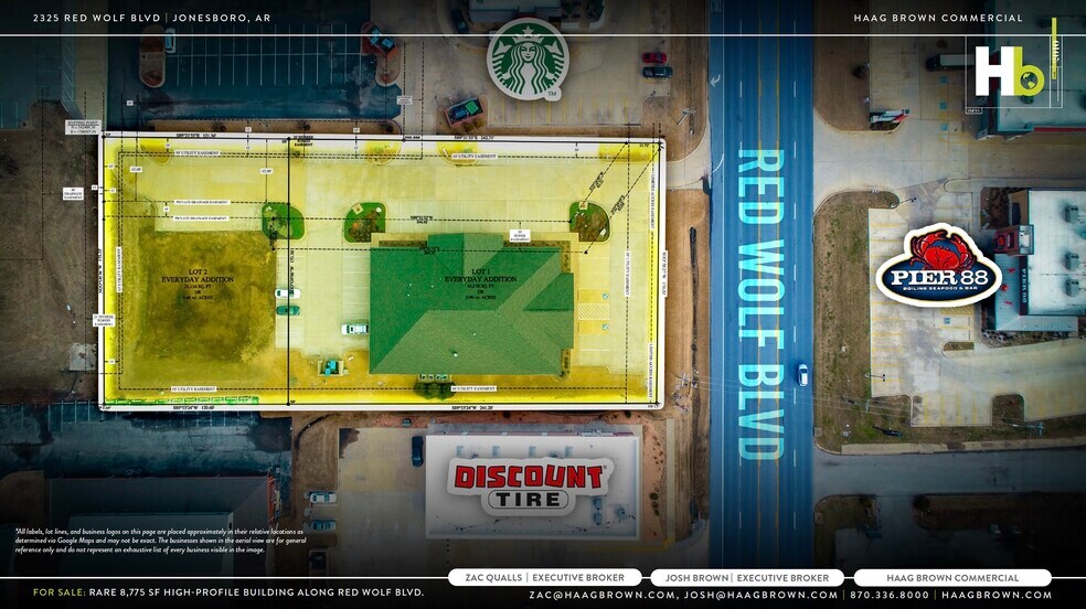 2325 Red Wolf Blvd, Jonesboro, AR à vendre - Plan de site - Image 3 de 6