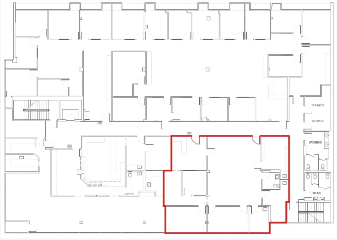 3500 5th Ave, San Diego, CA for lease Floor Plan- Image 1 of 1