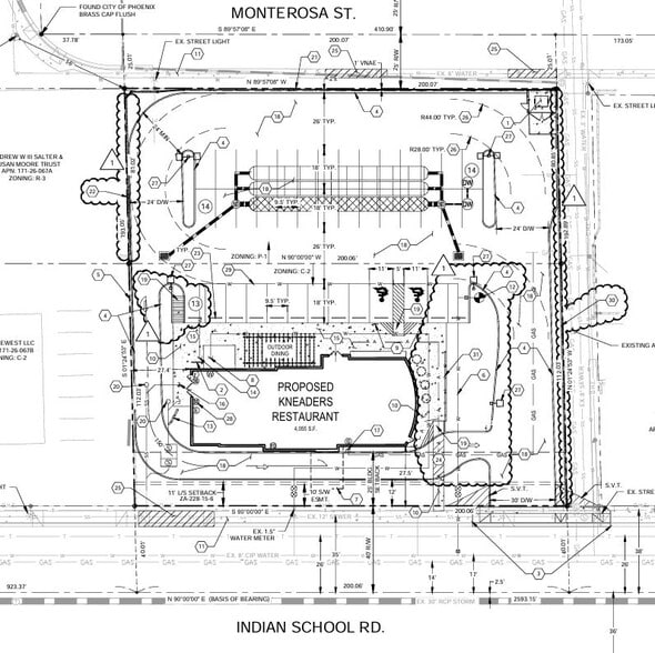 4126 E Indian School Rd, Phoenix, AZ for lease - Site Plan - Image 3 of 35