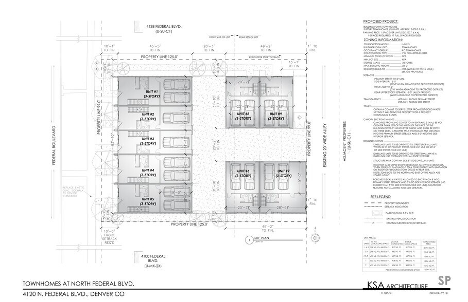 4120 Federal Blvd, Denver, CO à louer - Plan de site - Image 2 de 2