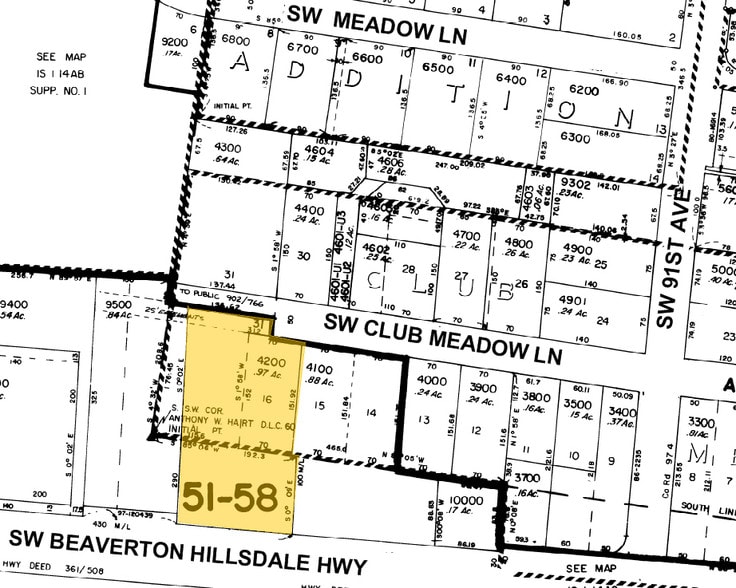 9315-9365 SW Beaverton Hillsdale Hwy, Beaverton, OR for sale - Plat Map - Image 3 of 3